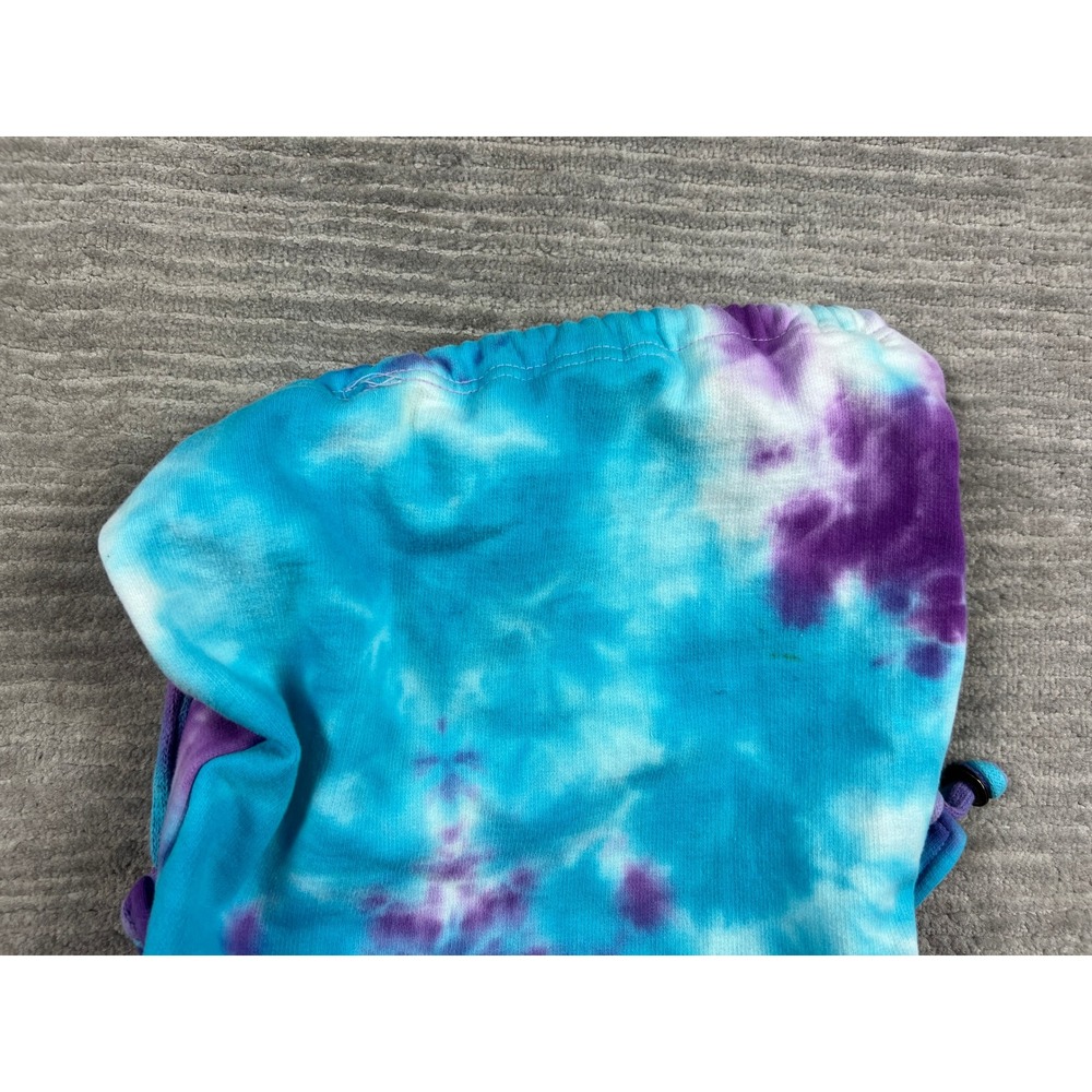 Unbranded Drawstring Backpack Unisex OS Purple Tie Dye Peace Sign Pawleys Island - Picture 6 of 13